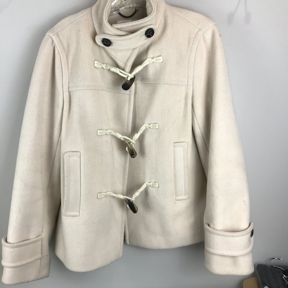Banana Republic Wool Blend coat, Ivory Size M